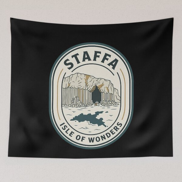 Item preview, Staffa Isle of Wonders Vintage Travel Emblem designed and sold by k3rstman1.