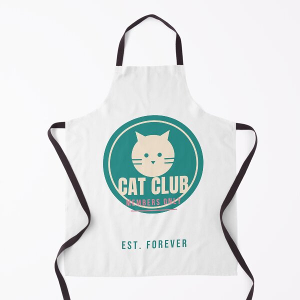 Item preview, Cat Club Members Only - Retro Cat Lover Badge Shirt designed and sold by RankShift.