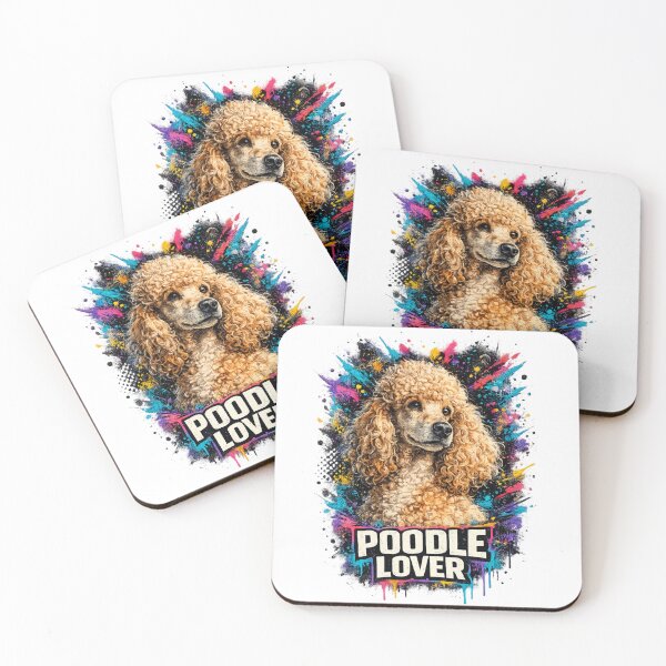 Item preview, Poodle Lover Graffiti Dog Portrait designed and sold by Tobull.