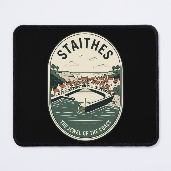 Item preview, Staithes North Yorkshire Vintage Travel Emblem designed and sold by k3rstman1.