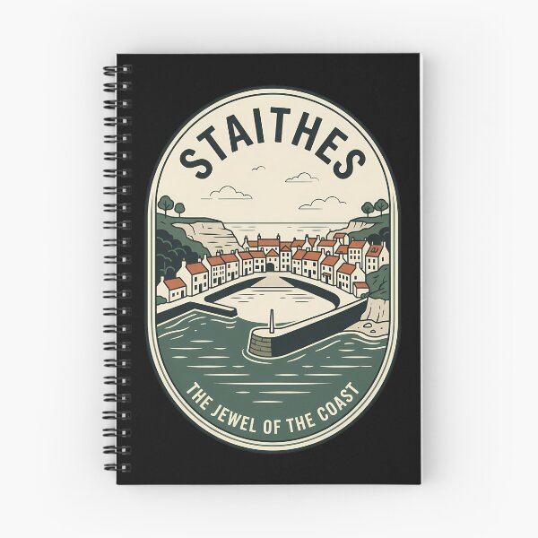 Item preview, Staithes North Yorkshire Vintage Travel Emblem designed and sold by k3rstman1.