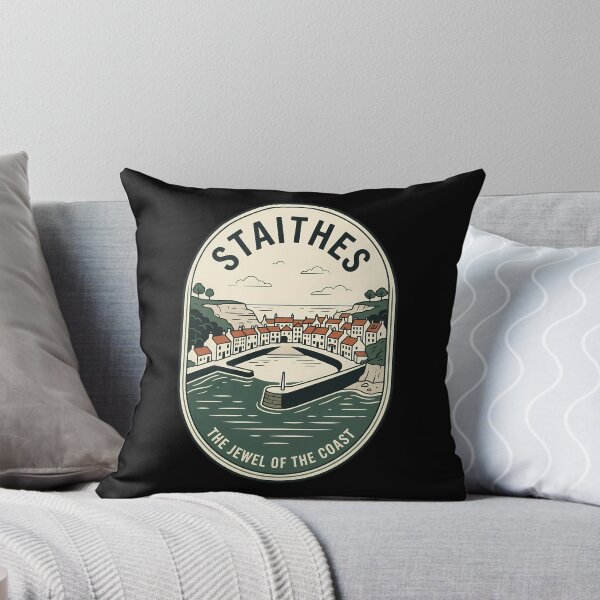 Item preview, Staithes North Yorkshire Vintage Travel Emblem designed and sold by k3rstman1.