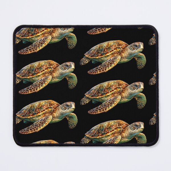 Item preview, sea turtle swimming designed and sold by Side Quest Co..