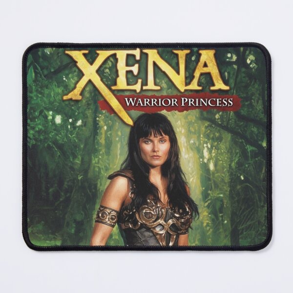 Item preview, Warrior Princess Vintage Gouache Poster - Retro Fantasy TV Art designed and sold by ElvisVintagePosters.