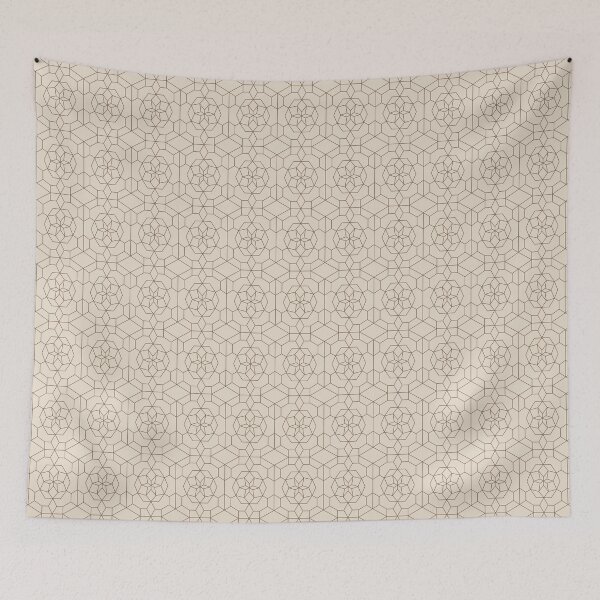 Item preview, Warm geometric pattern, editorial minimal design, luxury interior decor designed and sold by Aurum-design.