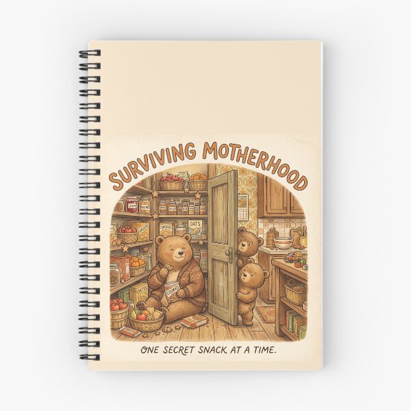 Item preview, Surviving Motherhood Shirt – One Secret Snack At A Time Cozy Bear Tee designed and sold by DmaarGroup.