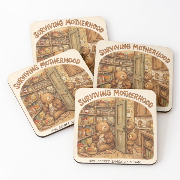 Item preview, Surviving Motherhood Shirt – One Secret Snack At A Time Cozy Bear Tee designed and sold by DmaarGroup.