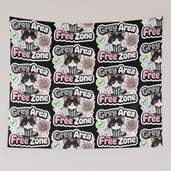Item preview, Grey Area Free Zone designed and sold by amyness.
