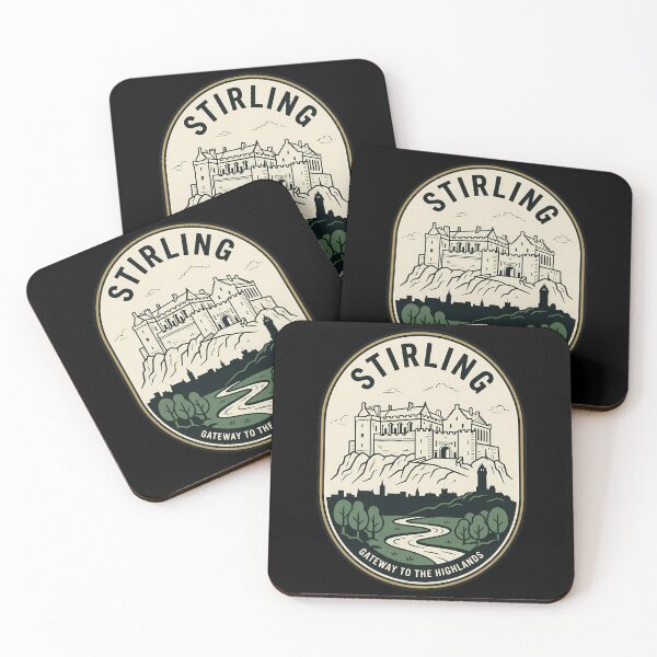 Item preview, Stirling Scotland Castle Vintage Travel Emblem designed and sold by k3rstman1.