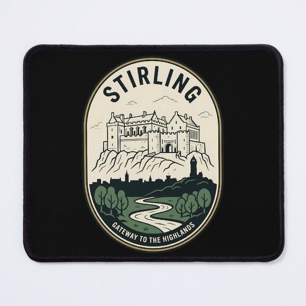 Item preview, Stirling Scotland Castle Vintage Travel Emblem designed and sold by k3rstman1.