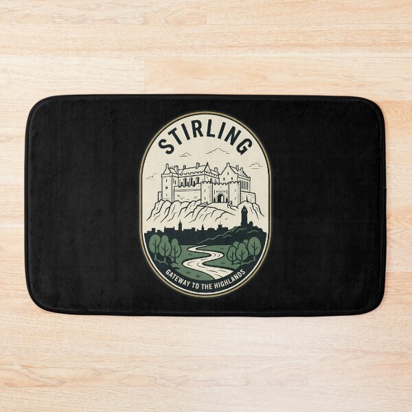 Item preview, Stirling Scotland Castle Vintage Travel Emblem designed and sold by k3rstman1.