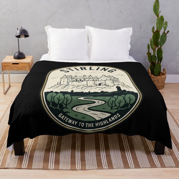 Item preview, Stirling Scotland Castle Vintage Travel Emblem designed and sold by k3rstman1.