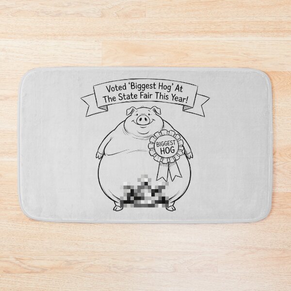 Item preview, Voted Biggest Hog at the State Fair This Year Funny Pig designed and sold by ThreadRiotTees.