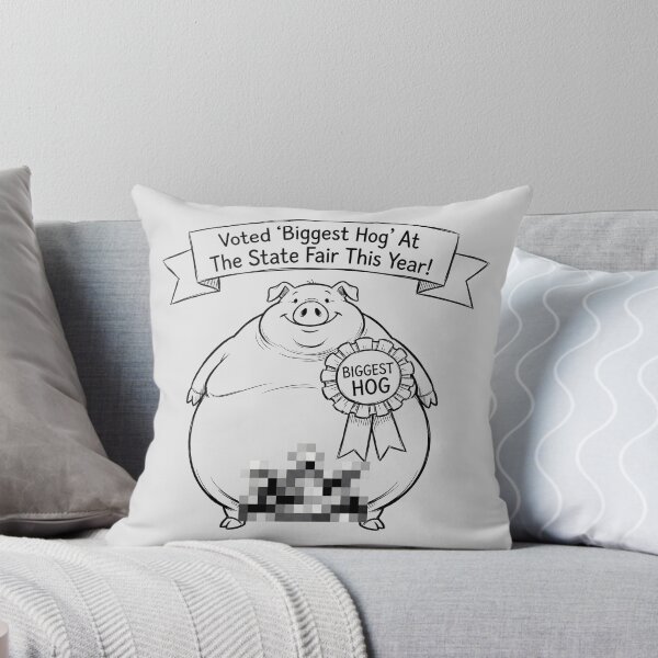 Item preview, Voted Biggest Hog at the State Fair This Year Funny Pig designed and sold by ThreadRiotTees.