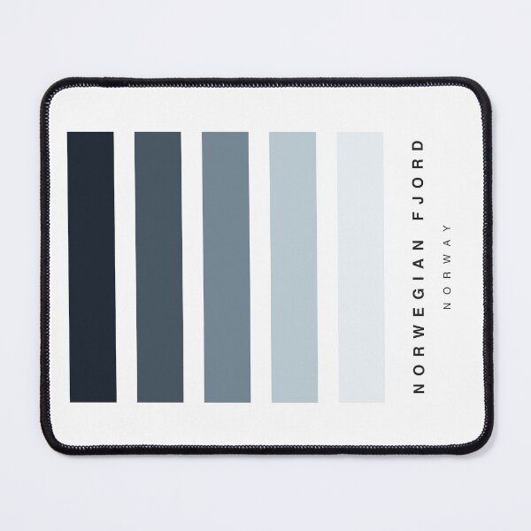 Item preview, ‘Norwegian Fjord’ Travel Hue Palette designed and sold by The Colourful Game.