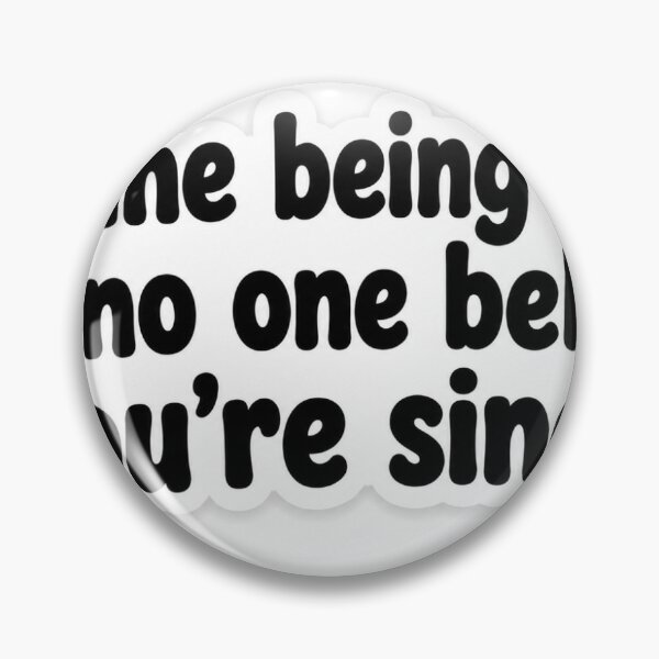 Item preview, Imagine Being Single But No One Believes You're Single Sticker | Funny Relationship Quote | Bold Typography designed and sold by Doodlynx.