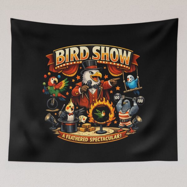 Item preview, Bird Show – A Feathered Spectacular bird circus  designed and sold by SidTastic .