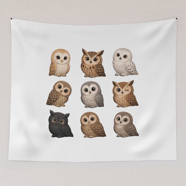 Item preview, Cute Kawaii Owl Collection designed and sold by MySthore.