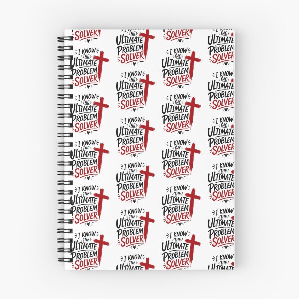 Item preview, I Know The Ultimate Problem Solver Christian Shirt designed and sold by Illustrated Faith.