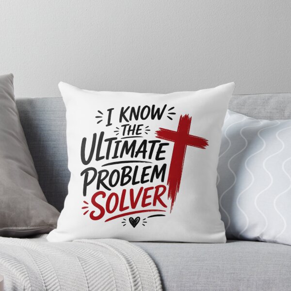 Item preview, I Know The Ultimate Problem Solver Christian Shirt designed and sold by Illustrated Faith.