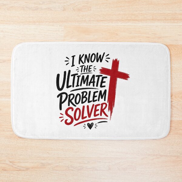 Item preview, I Know The Ultimate Problem Solver Christian Shirt designed and sold by Illustrated Faith.