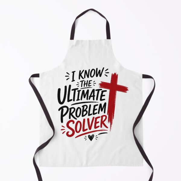 Item preview, I Know The Ultimate Problem Solver Christian Shirt designed and sold by Illustrated Faith.
