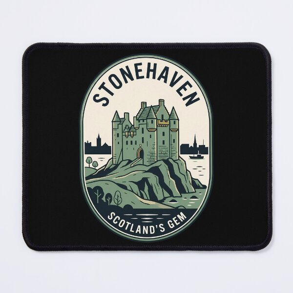 Item preview, Stonehaven Scotland Castle Vintage Travel Emblem designed and sold by k3rstman1.