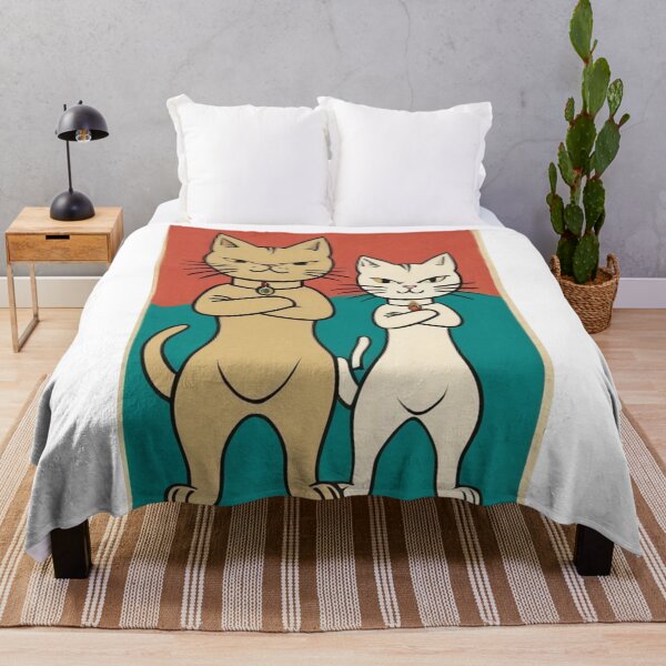 Item preview, Art - Grumpy Stylized Feline, Simplified Manga Illustration designed and sold by World-Pets.