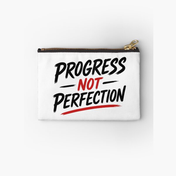 Item preview, Progress, not Perfection designed and sold by DailyQuestPrint.