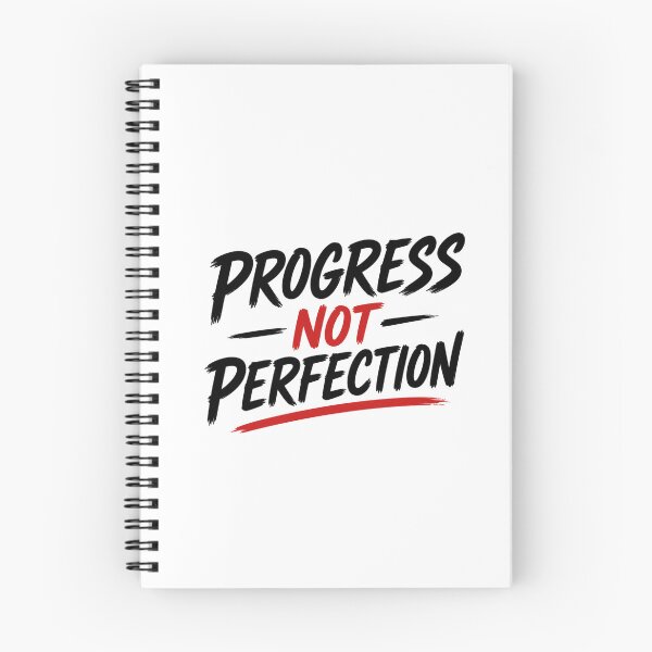 Item preview, Progress, not Perfection designed and sold by DailyQuestPrint.