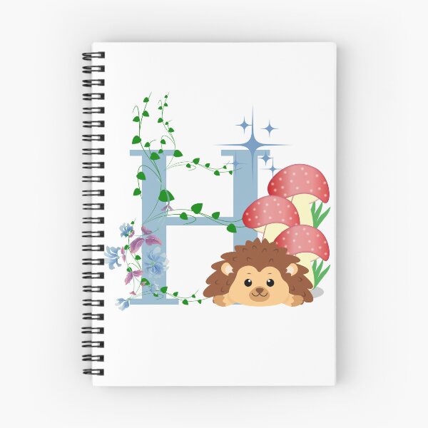 Item preview, Hedgehog letter h designed and sold by IvonneDesigns.