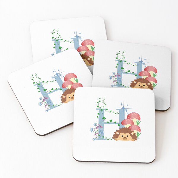 Item preview, Hedgehog letter h designed and sold by IvonneDesigns.