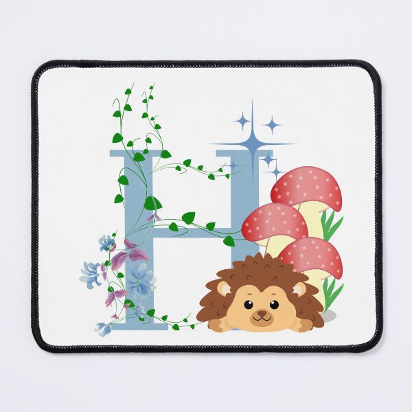 Item preview, Hedgehog letter h designed and sold by IvonneDesigns.