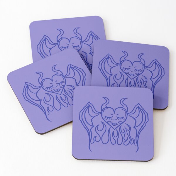 Item preview, Devil Heart Creature (Blue Outline) designed and sold by CamilasPrints.