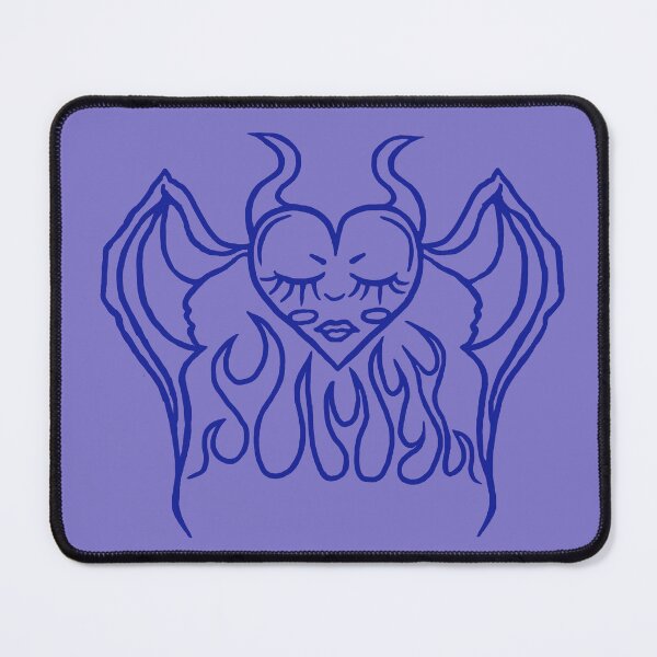 Item preview, Devil Heart Creature (Blue Outline) designed and sold by CamilasPrints.