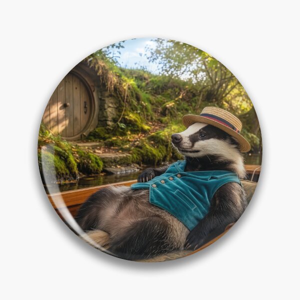 Item preview, Badger Daydreams on the River designed and sold by Tridentulus.