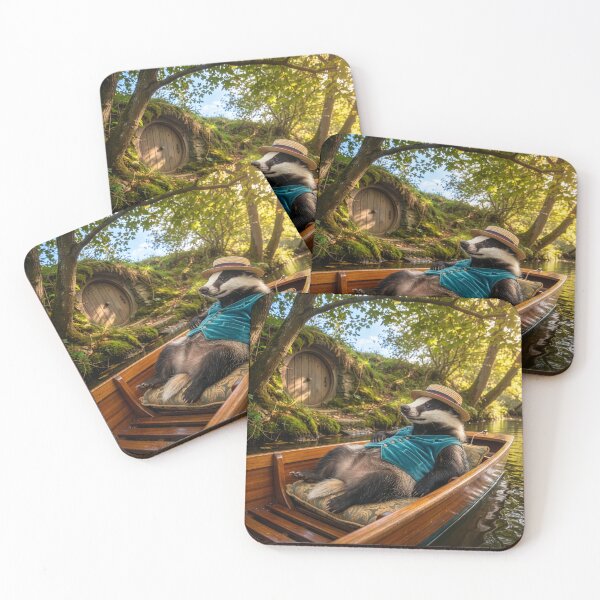 Item preview, Badger Daydreams on the River designed and sold by Tridentulus.