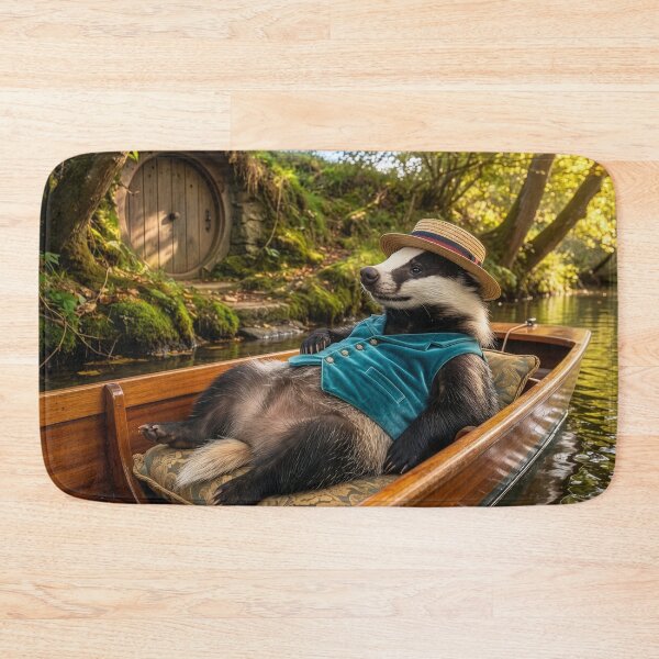 Item preview, Badger Daydreams on the River designed and sold by Tridentulus.