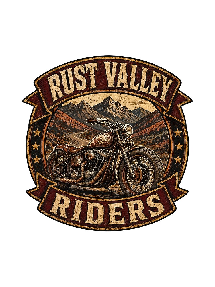 Thumbnail 3 of 3, Scarf, Rust Valley Riders designed and sold by alexrow.