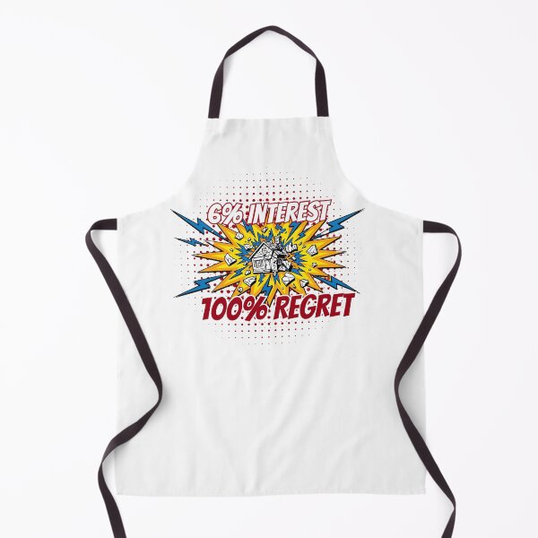 Item preview, 6% Interest 100% Regret Funny Mortgage Meme Pop Art designed and sold by Neurospicy Trolls.
