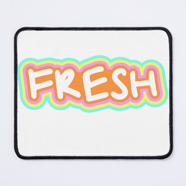 Item preview, FRESH Retro Bubble Typography – Colorful Pop Art Sticker 2 designed and sold by SDKENERGY.