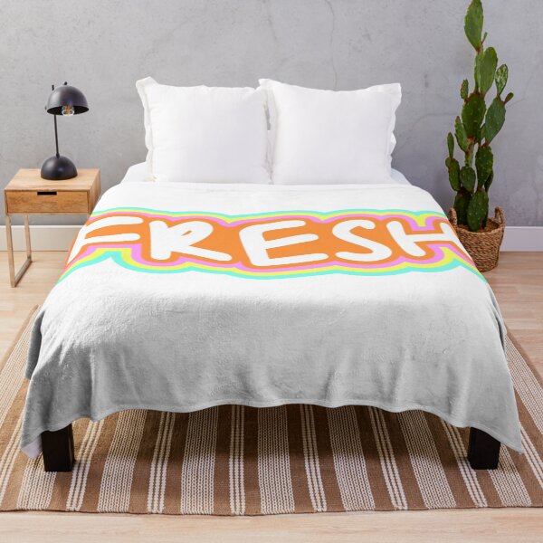 Item preview, FRESH Retro Bubble Typography – Colorful Pop Art Sticker 2 designed and sold by SDKENERGY.