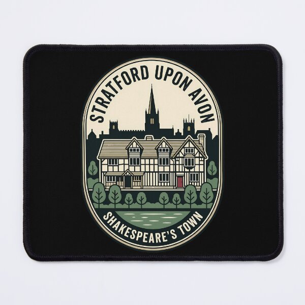 Item preview, Shakespeare's Town Stratford Upon Avon Vintage Travel Emblem designed and sold by k3rstman1.