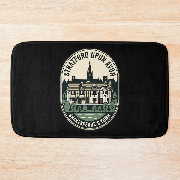 Item preview, Shakespeare's Town Stratford Upon Avon Vintage Travel Emblem designed and sold by k3rstman1.