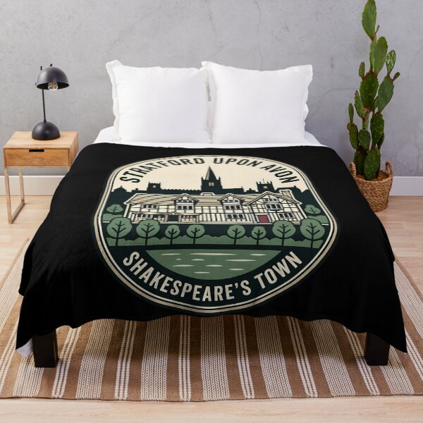 Item preview, Shakespeare's Town Stratford Upon Avon Vintage Travel Emblem designed and sold by k3rstman1.
