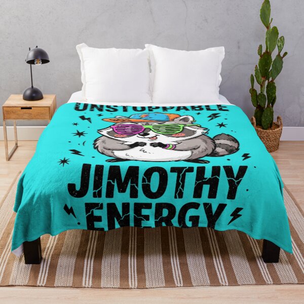 Item preview, Jimothy Energy – 90s Raccoon Unstoppable designed and sold by yanderedev.