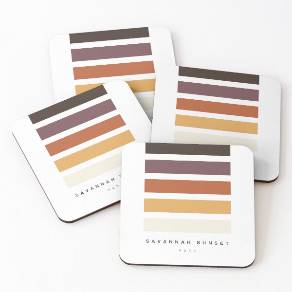 Artikelvorschau, Klassische Farbpalette „Savannah Sunset“ entworfen und verkauft von The Colourful Game.