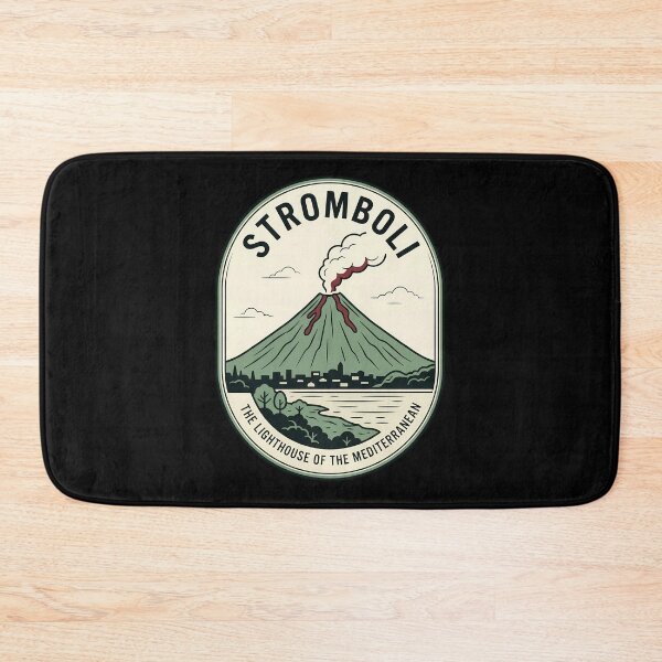 Item preview, Stromboli Volcano Vintage Travel Emblem Italy designed and sold by k3rstman1.