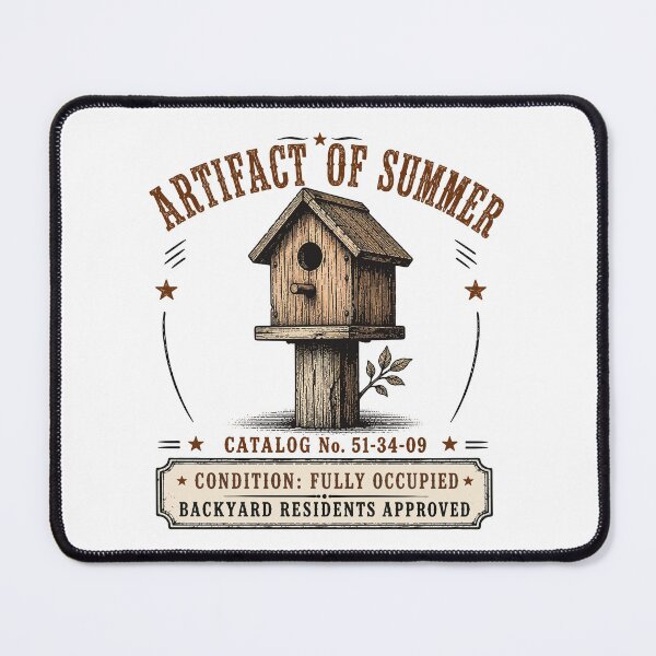 Item preview, Artifact of Summer | Vintage Wooden Birdhouse | Backyard Residents Approved | Rustic Americana designed and sold by Mikoff04-arts.