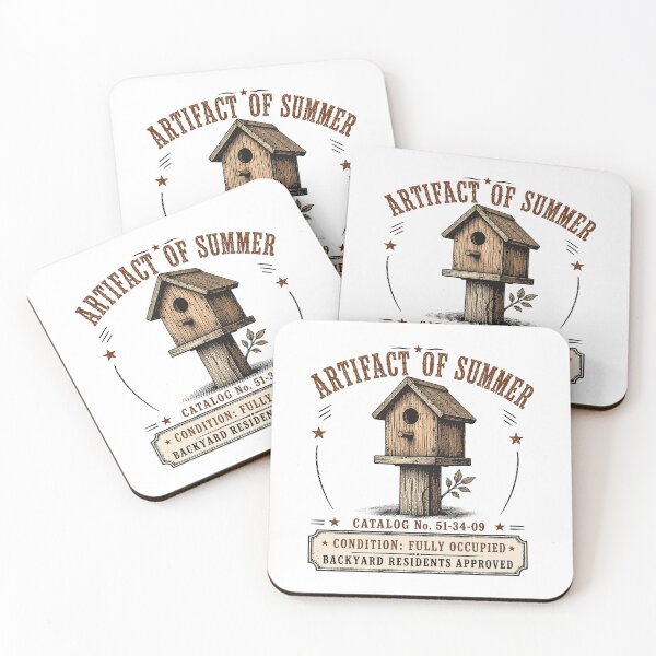 Item preview, Artifact of Summer | Vintage Wooden Birdhouse | Backyard Residents Approved | Rustic Americana designed and sold by Mikoff04-arts.
